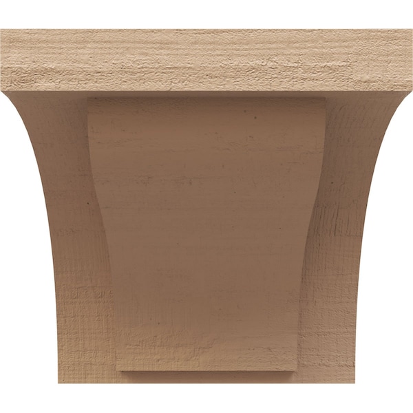 5in. W X 5in. D X 5in. H Series 1 Wide Helena Rough Cedar Woodgrain TimberThane Corbel, Primed Tan